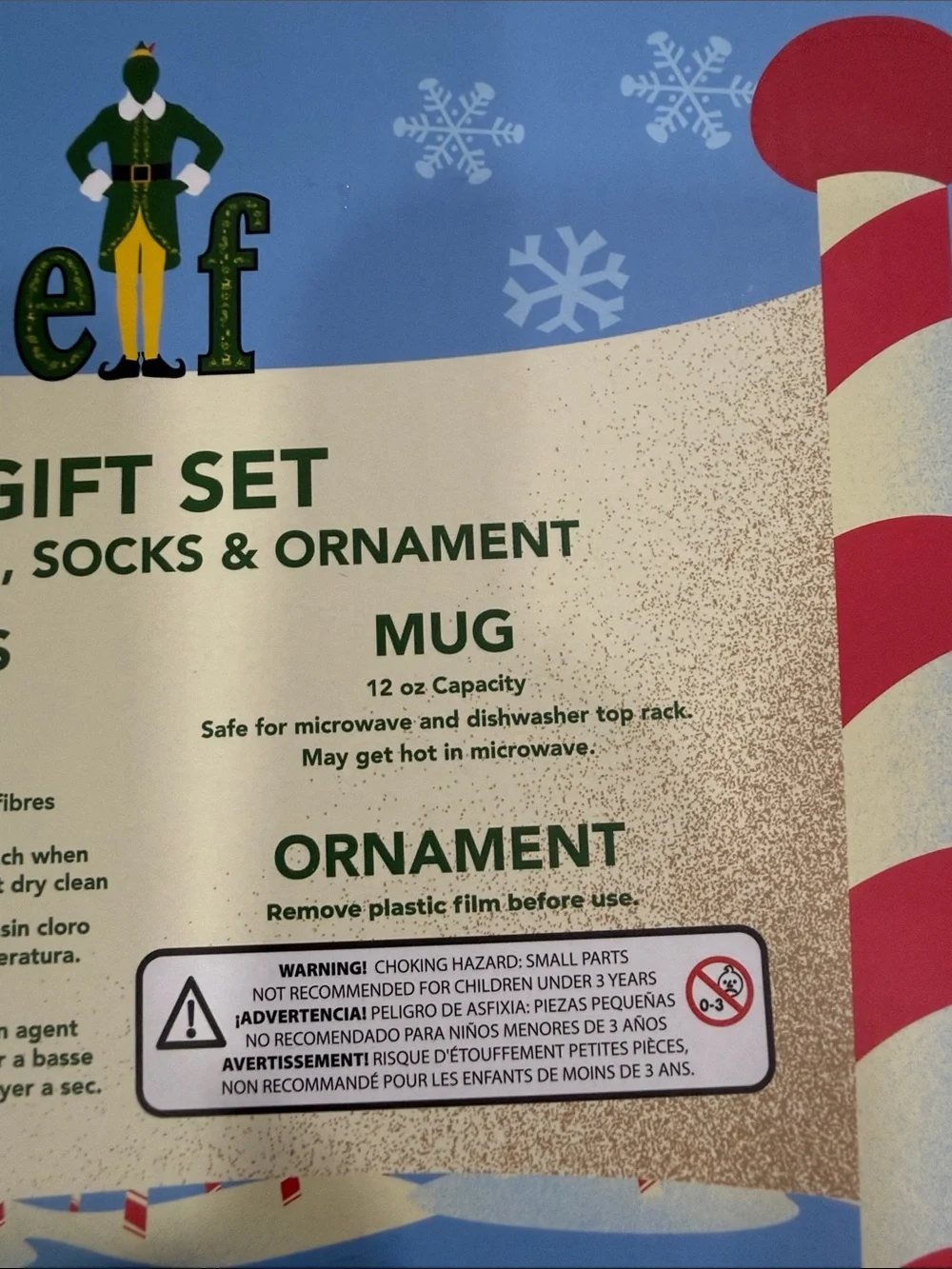Buddy the Elf Green & Yellow Cotton-Headed Ninny Muggins Gift Set